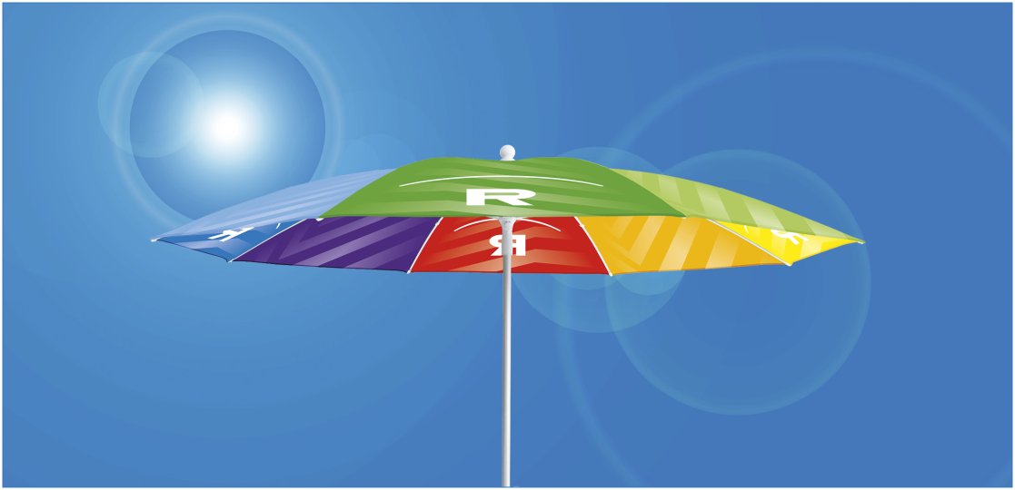 ALUMINO™ - der elegant leichte<br>Sonnenschirm
