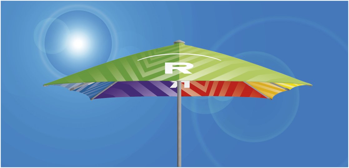 FIBRO™ 400.S4 ohne Volant, Bespannung sol-tex™ WF bedruckt