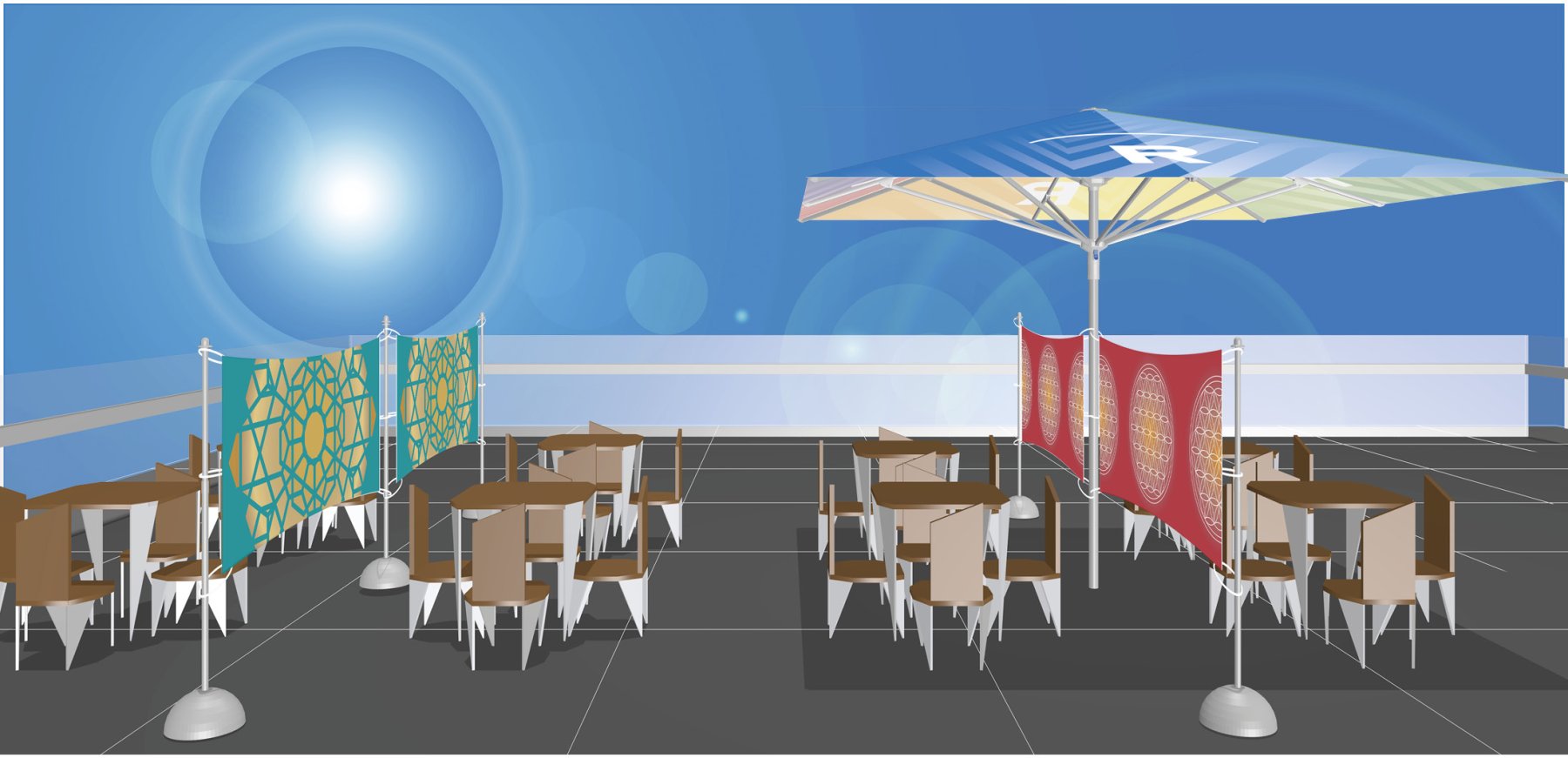 <b>PAVO™<br>Design-Trennbanner</b>