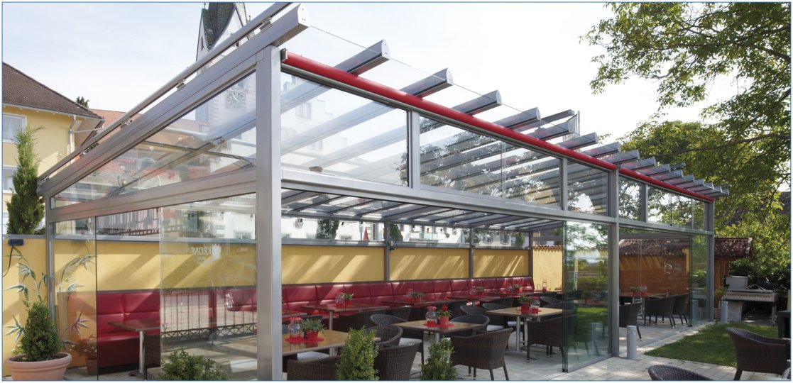 Räume im Freien - Muster Restaurant Pavillon
